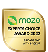 2022 MOZO Experts Choice Award - Broadband with Backup