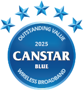 2025 Canstar Blue Outstanding Value - Wireless Broadband